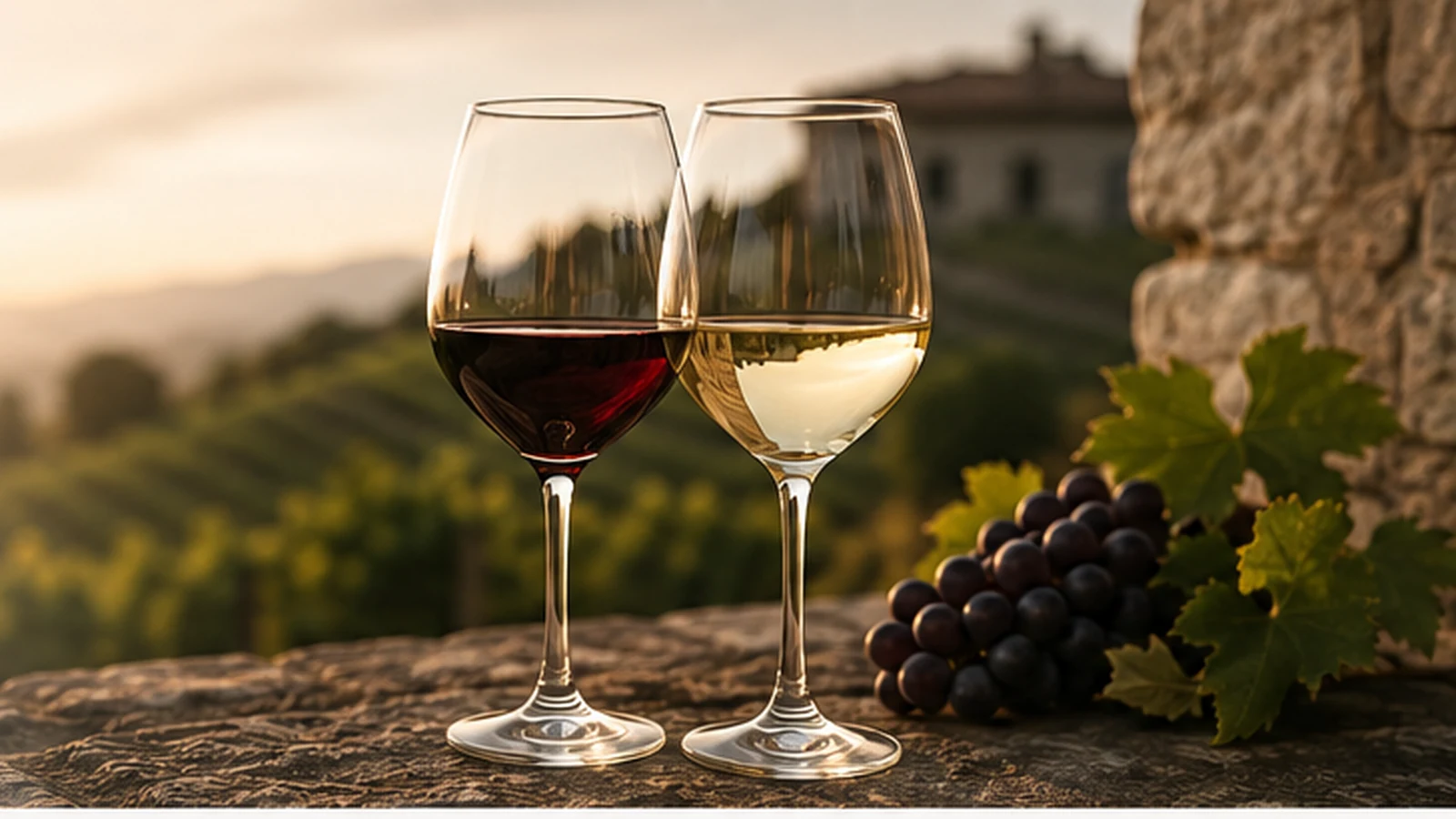 Red and white Italian wine available for delivery across the UK