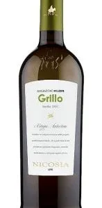 Studio image of Grillo Sicilia wine bottle shot u2013 Italian wine u2013 buy Grillo Sicilia wine online in the UK u2013 buy Italian wine online