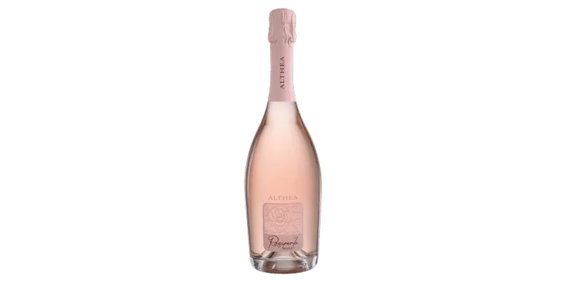 Studio image of Rosaperla Spumante V.S. Extra dry Althea wine bottle shot u2013 Italian wine u2013 buy Rosaperla Spumante V.S. Extra dry Althea wine online in thu2026