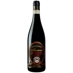 Studio image of Amarone Pegrandi Classico DOCG u2013 Rich and Elegant Valpolicella Red Wine (75cl) bottle shot u2013 Italian red wine u2013 buy Amarone Pegrandi Clu2026