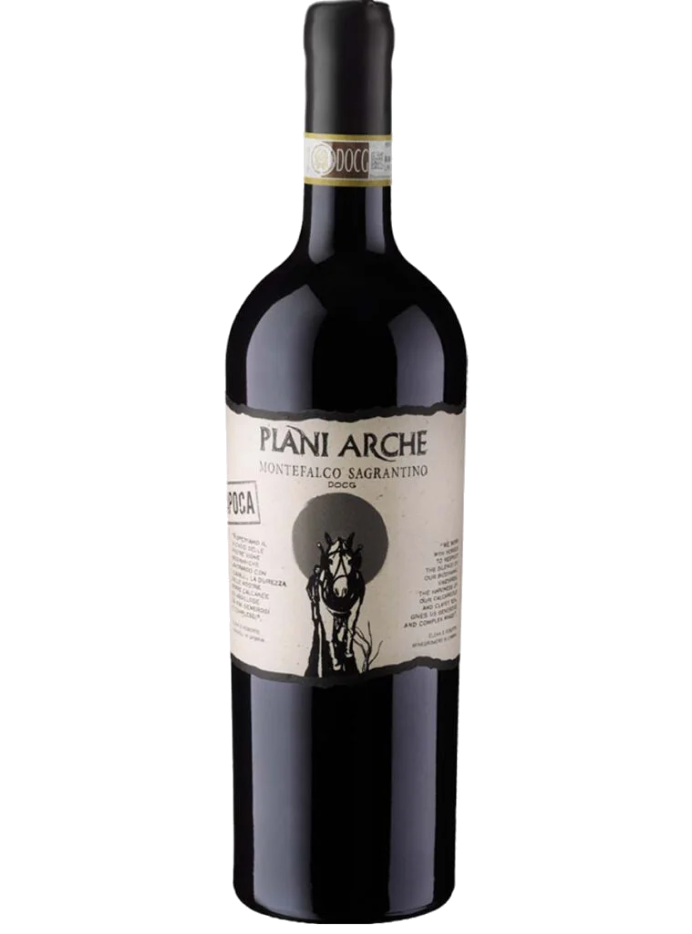 Product shot of Sagrantino di Montefalco DOCG u2013 Bold Umbrian Red Wine (75cl) bottle shot u2013 Italian red wine u2013 shop Sagrantino di Montefalco DOCG u2013 Bou2026