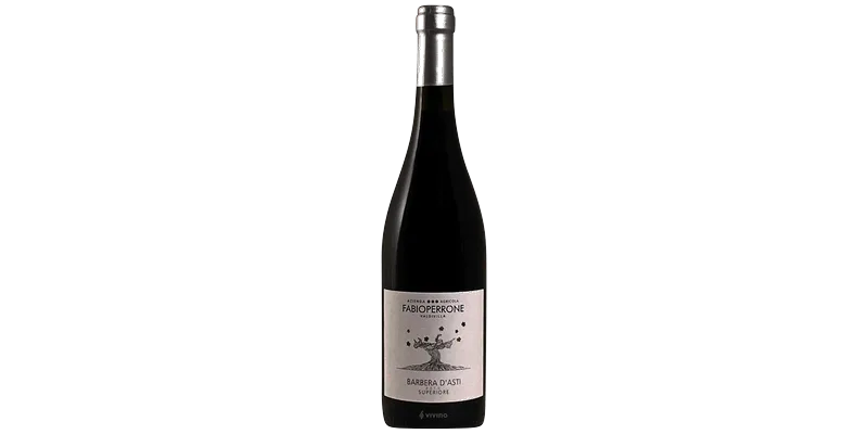 Studio image of Barbera Piemonte wine bottle shot u2013 Italian red wine u2013 buy Barbera Piemonte wine online in the UK