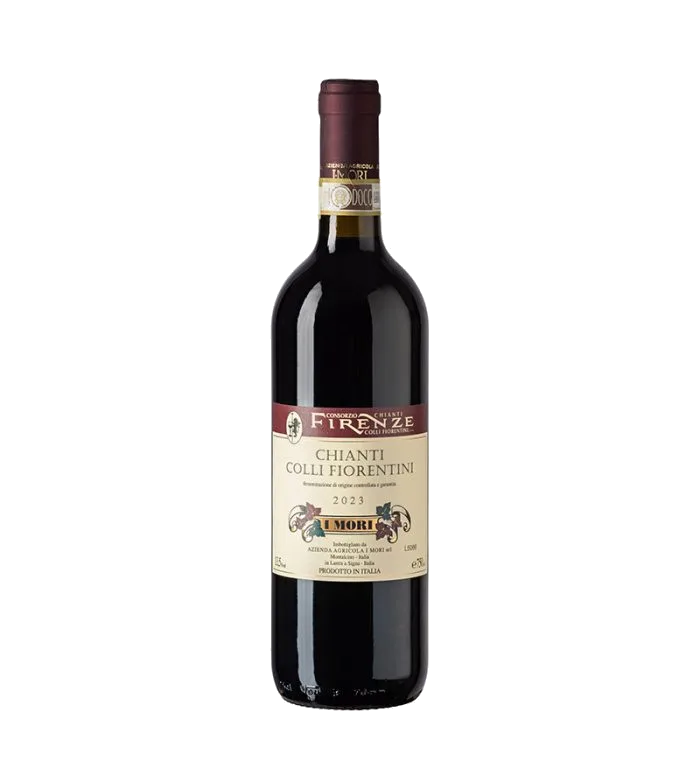 Product shot of Chianti DOCG Florentine Hills 2023 u2013 Classic Tuscan Red Wine (75cl) bottle shot u2013 Italian red wine u2013 shop Chianti DOCG Florentine Hillsu2026