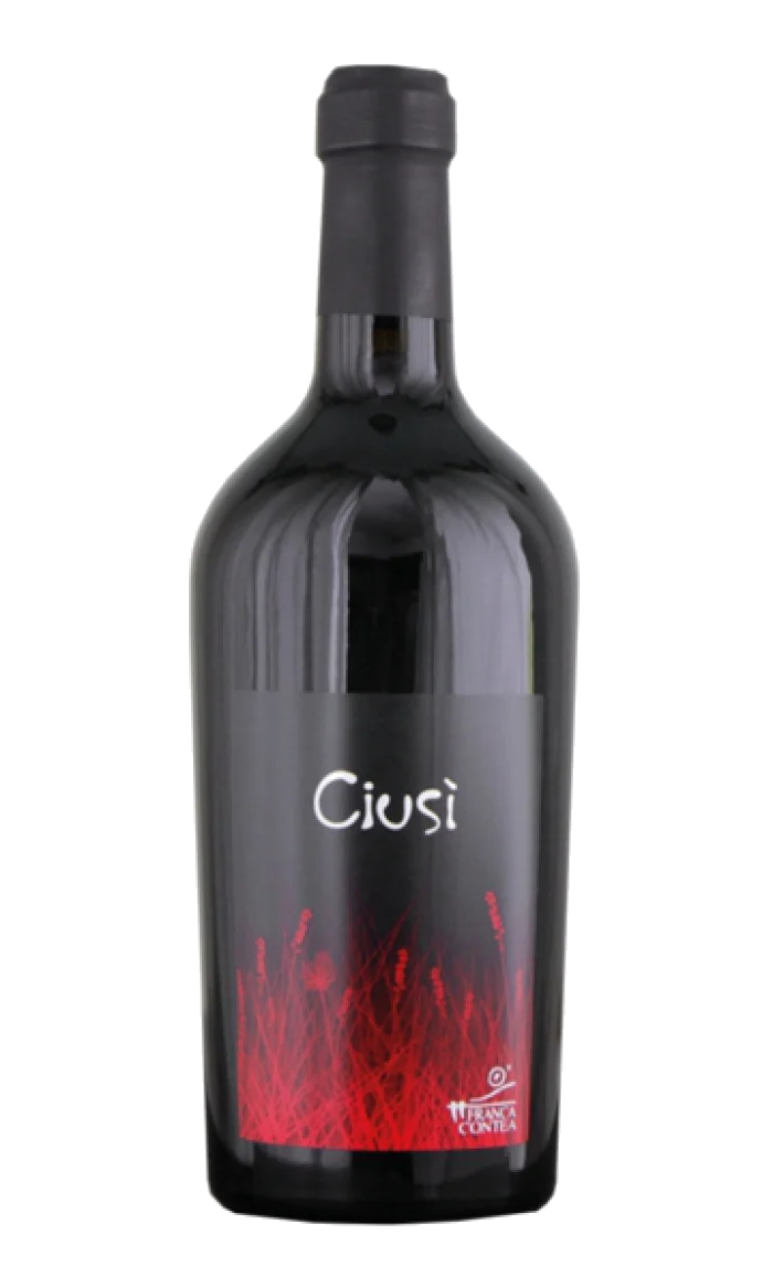 Product shot of Ciusi Rosso del Sebino IGT u2013 Elegant Lombardy Red Wine (75cl) bottle shot u2013 Italian red wine u2013 shop Ciusi Rosso del Sebino IGT u2013 Elegu2026