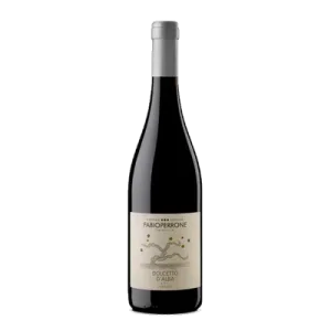 Studio image of Dolcetto Piemonte wine bottle shot u2013 Italian red wine u2013 buy Dolcetto Piemonte wine online in the UK u2013 premium Italian wine selection onu2026