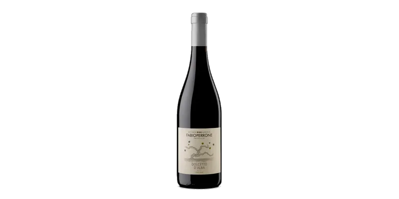 Studio image of Dolcetto Piemonte wine bottle shot u2013 Italian red wine u2013 buy Dolcetto Piemonte wine online in the UK u2013 premium Italian wine selection onu2026