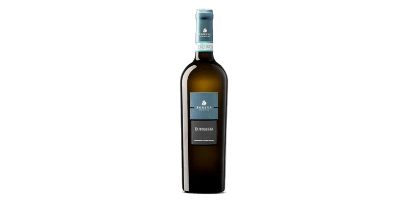 Eufrasia Lugana DOC 2024 Italian white wine bottle from Lombardy by Sgreva