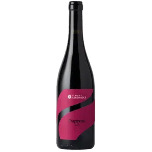Studio image of Frappato Sicilia wine bottle shot u2013 Italian red wine u2013 buy Frappato Sicilia wine online in the UK u2013 order Italian wine with UK delivery