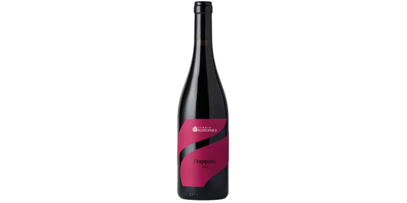 Studio image of Frappato Sicilia wine bottle shot u2013 Italian red wine u2013 buy Frappato Sicilia wine online in the UK u2013 order Italian wine with UK delivery