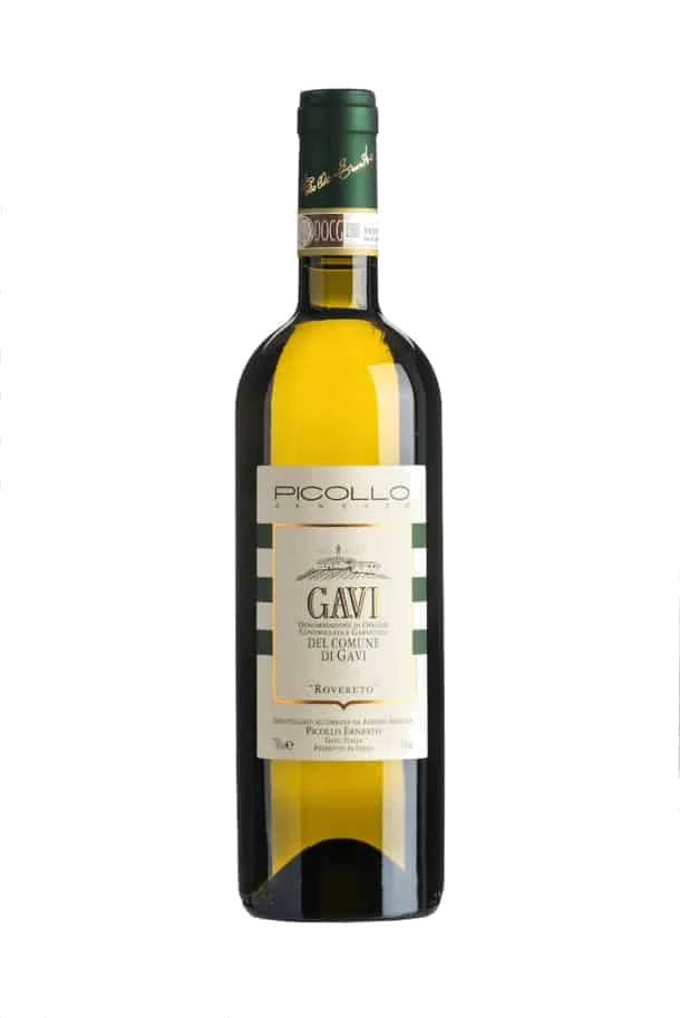 Product shot of Gavi del Comune di Gavi DOCG u2013 Premium Cortese White Wine from Piedmont (75cl) bottle shot u2013 Italian white wine u2013 shop Gavi del Comune u2026