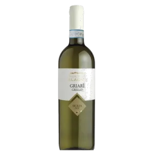 Alagna Grillo Griari 2023 Sicilian white wine bottle made from Grillo