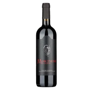Studio image of Mamuthone DOC Cannonau di Sardegna u2013 Bold Sardinian Red Wine (75cl) bottle shot u2013 Italian red wine u2013 buy Mamuthone DOC Cannonau di Sardu2026