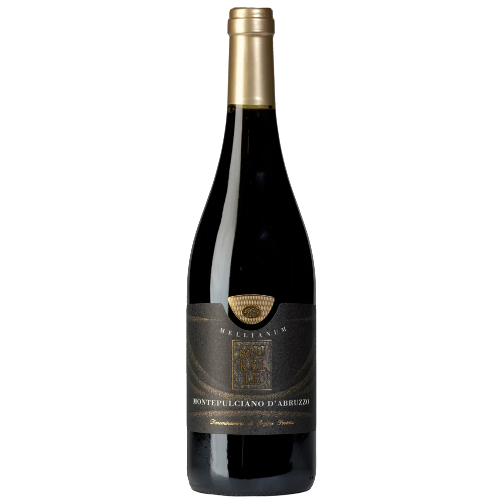 Product shot of Montepulciano d’Abruzzo DOP Murelle u2013 Bold Italian Red Wine (75cl) bottle shot u2013 Italian red wine u2013 shop Montepulciano d’Abu2026