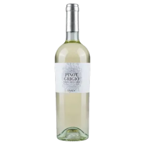 Studio image of Pinot Grigio wine bottle shot u2013 Italian white wine u2013 buy Pinot Grigio wine online in the UK