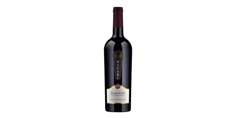 Studio image of Lacrima Marche wine bottle shot u2013 Italian red wine u2013 buy Lacrima Marche wine online in the UK
