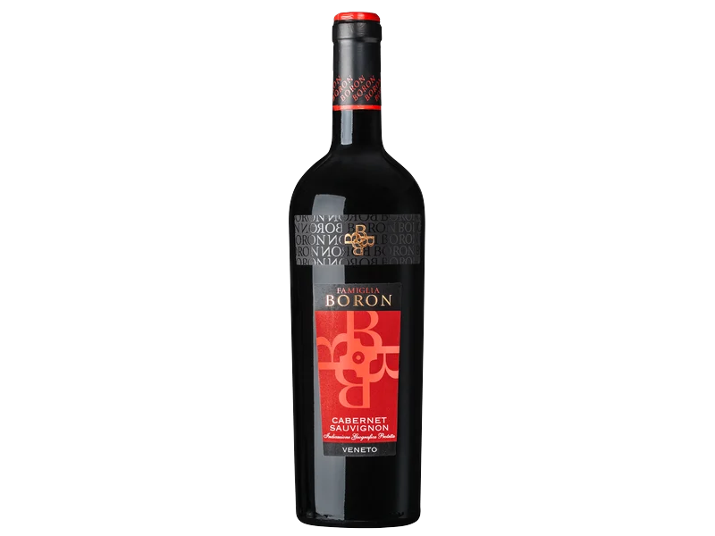 Boron Cabernet Sauvignon IGP Italian red wine bottle from Veneto