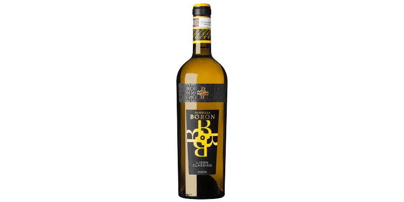Boron Lison Classico DOCG Italian white wine bottle
