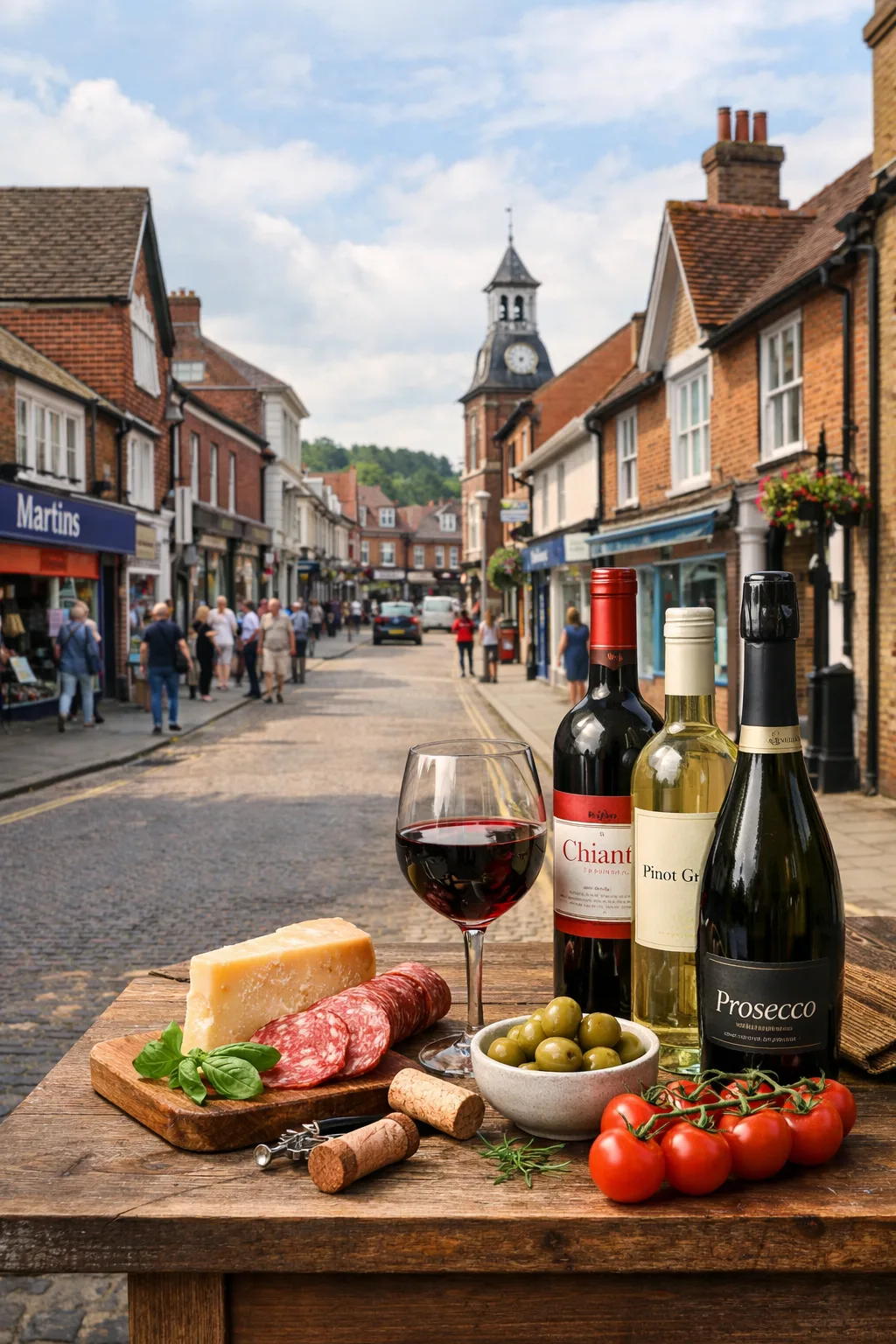 Wine shop Chesham with Italian wine delivery