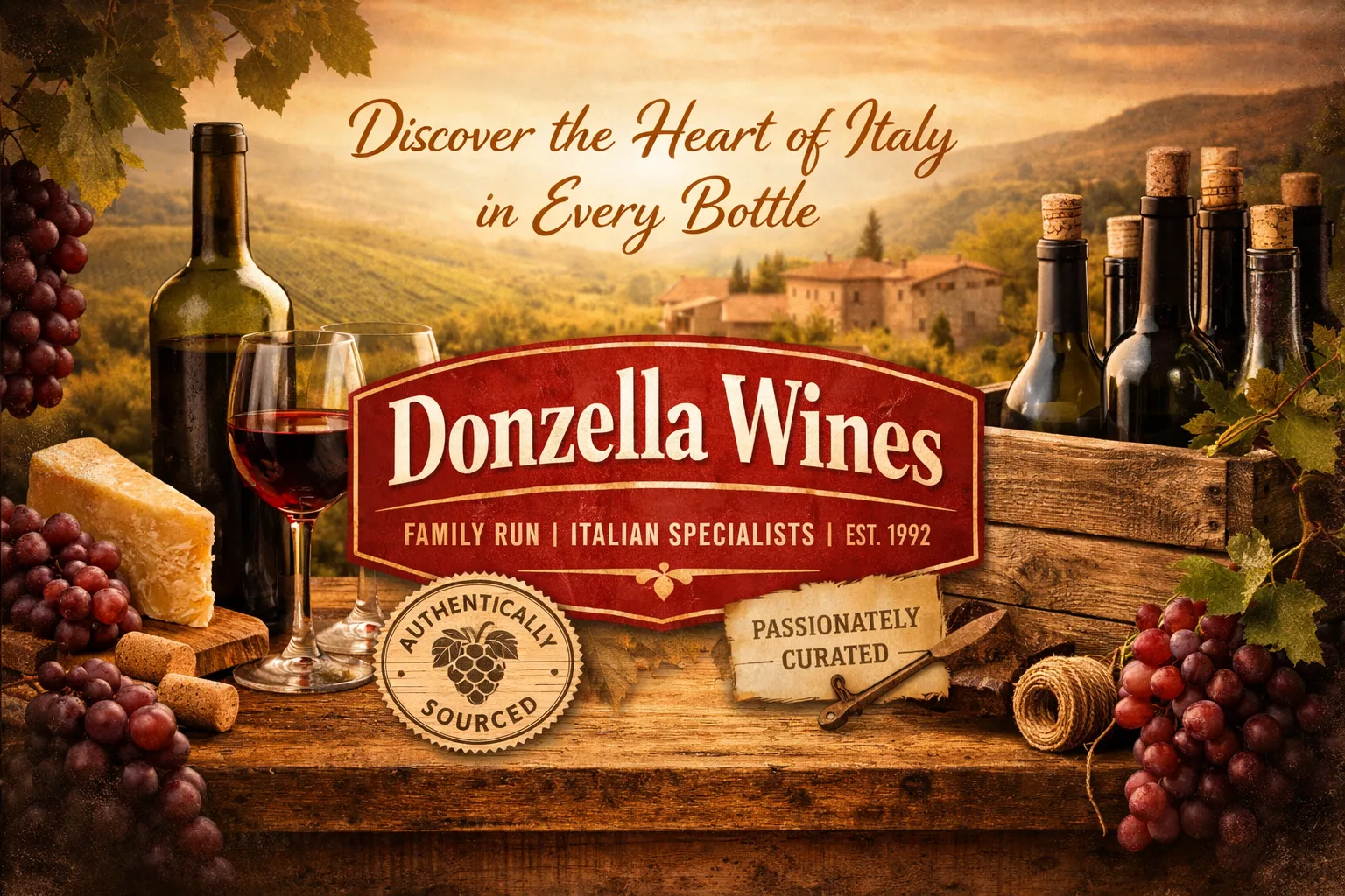 Why Buy From Donzella Wines – Family-Run Italian Wine Merchant Donzella Wines family-run Italian wine merchant sourcing bottles from small producers in Italy