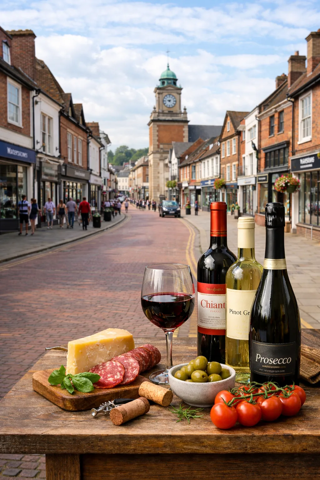 Wine shop High Wycombe with Italian wine delivery