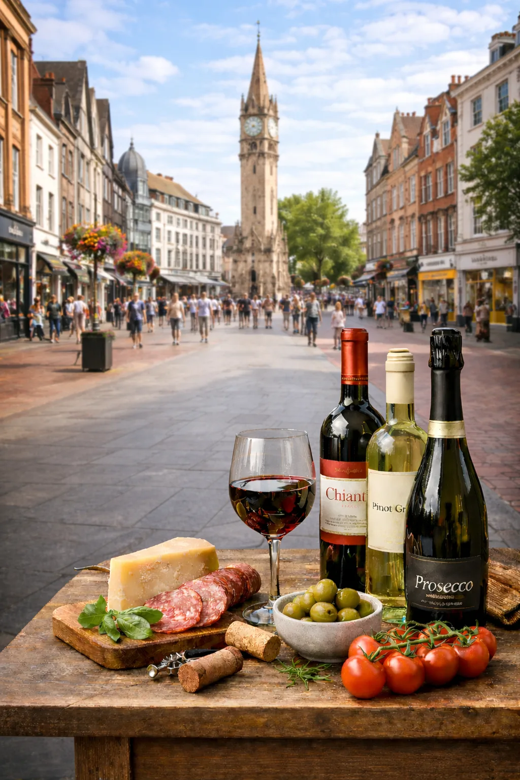 Wine shop Leicester with Italian wine delivery