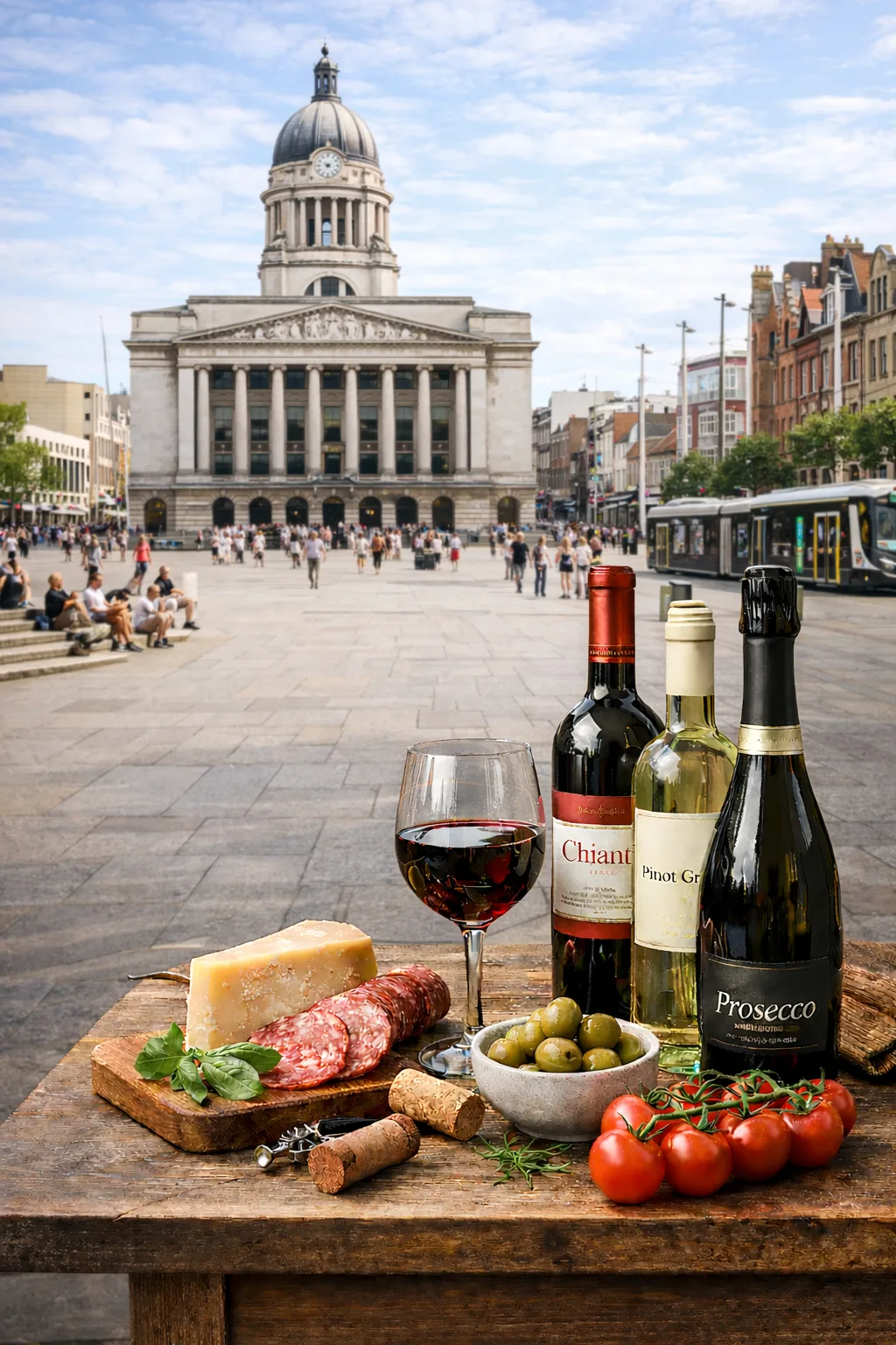Wine shop Nottingham with Italian wine delivery