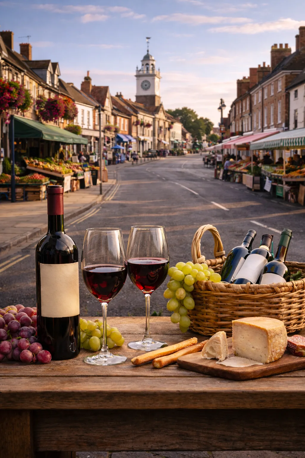 Thame wine delivery – fine Italian wines in an Oxfordshire market town Fine Italian wine delivered in Thame, with views of the historic market town High Street