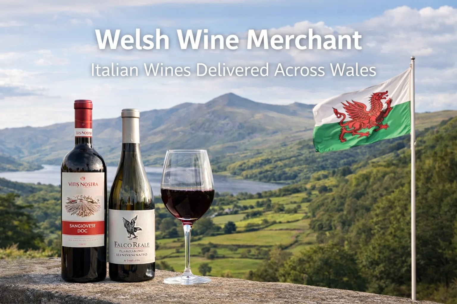 Welsh wine merchant offering Italian wines with nationwide delivery across Wales
