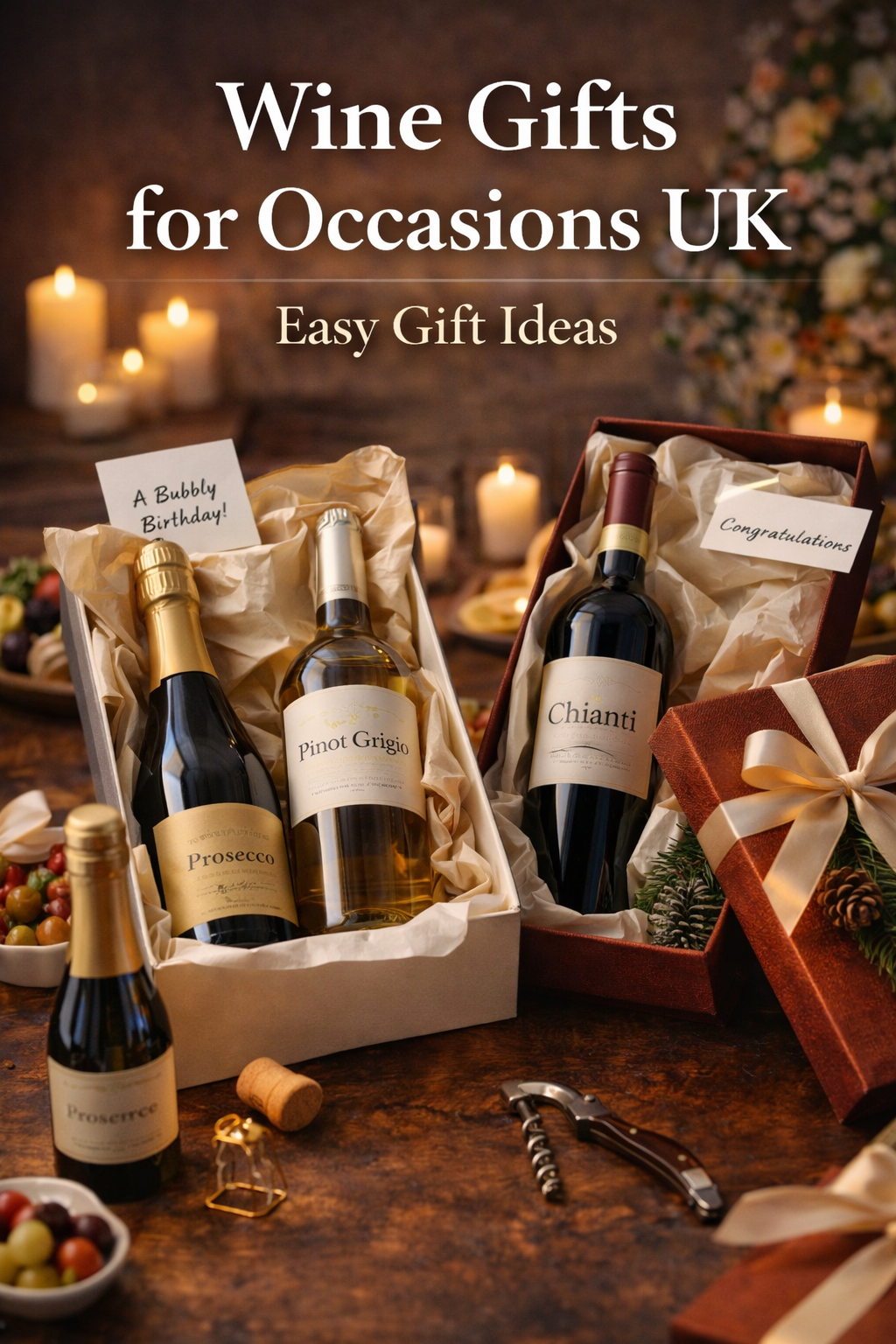 Looking for wine gifts for occasions UK? Discover easy ideas for birthdays, weddings, work events and more.