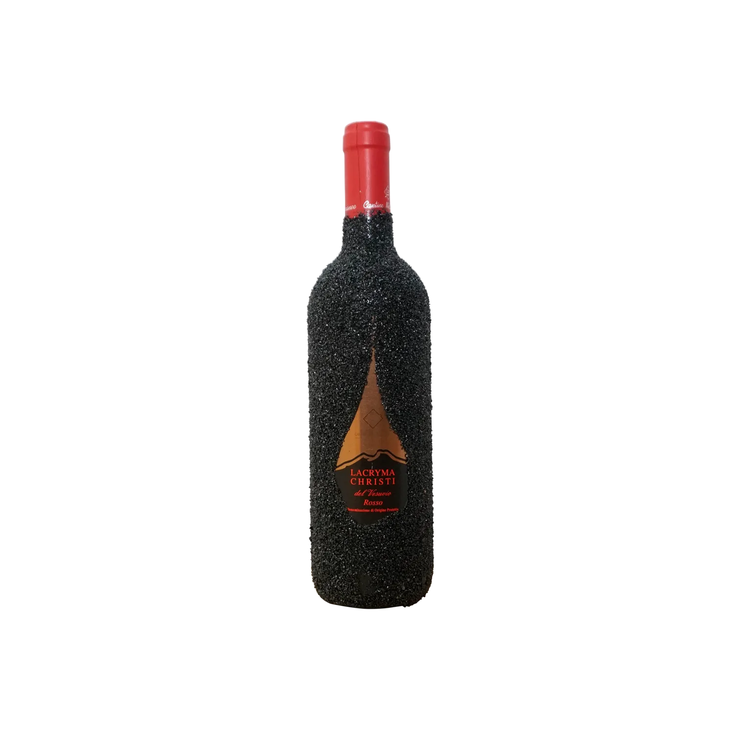 Lacryma Christi del Vesuvio Pietra Lavica volcanic wine bottle