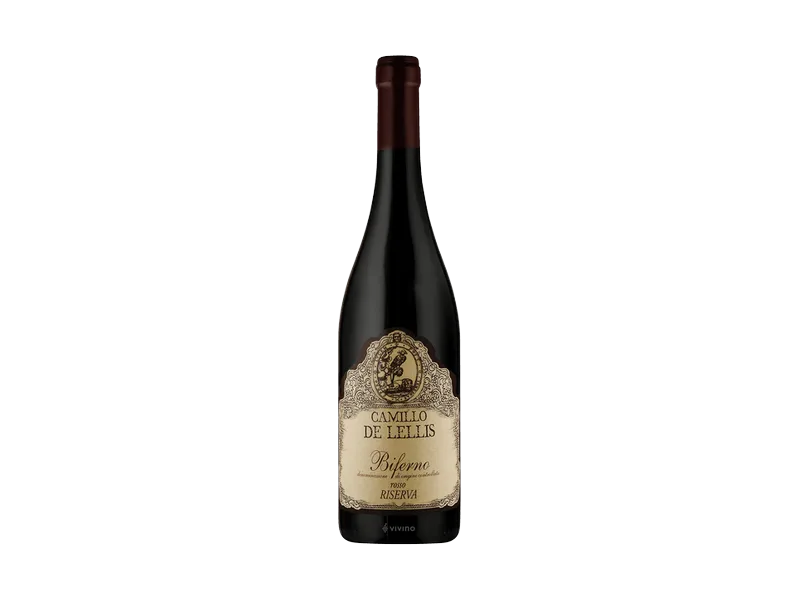 Camillo de Lellis Biferno Rosso Riserva 2017 Italian red wine bottle