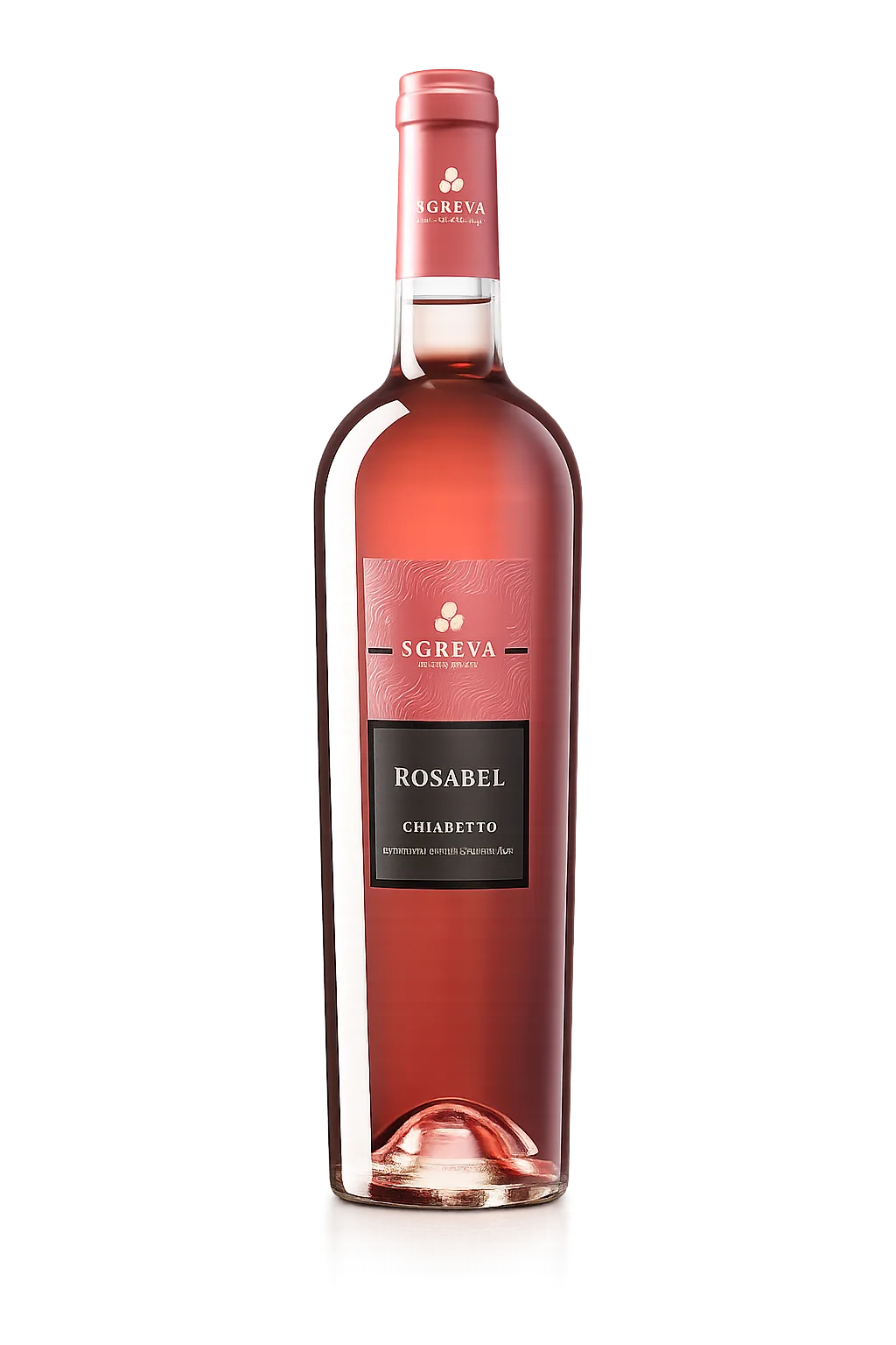 Chiaretto Rosabel 2024 Italian rosé wine bottle from Lake Garda by Sgreva