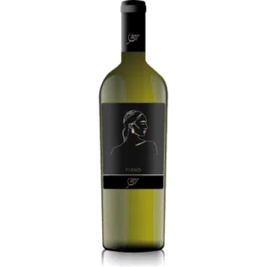 Fiano white wine from Campania Italian white wine bottle