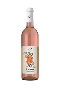 Il Danese Albarossa rosé wine bottle from Piedmont Italy