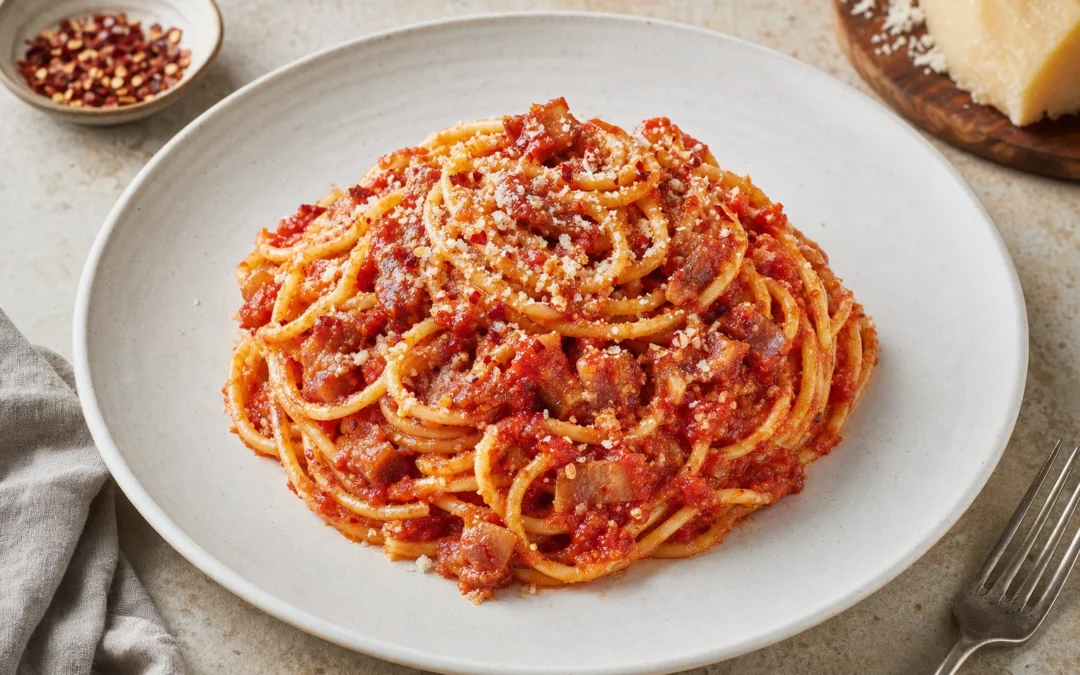 Amatriciana food pairing image for Italian wine recommendations