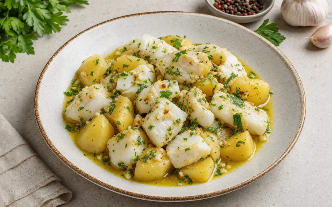Baccala served for a UK Italian wine pairing guide