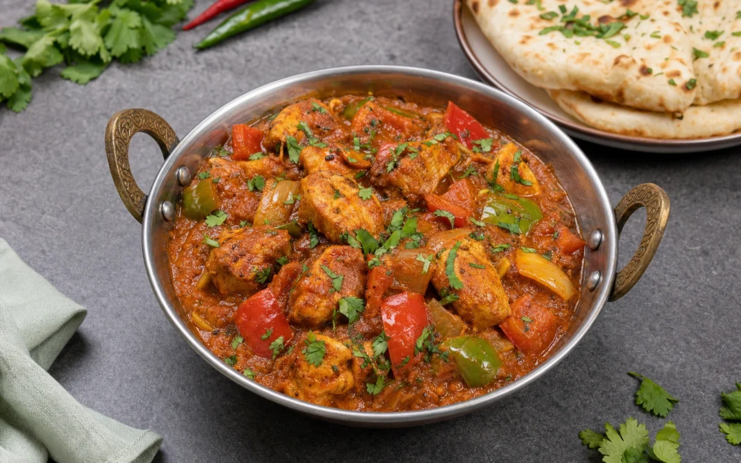 Balti served for a UK Italian wine pairing guide