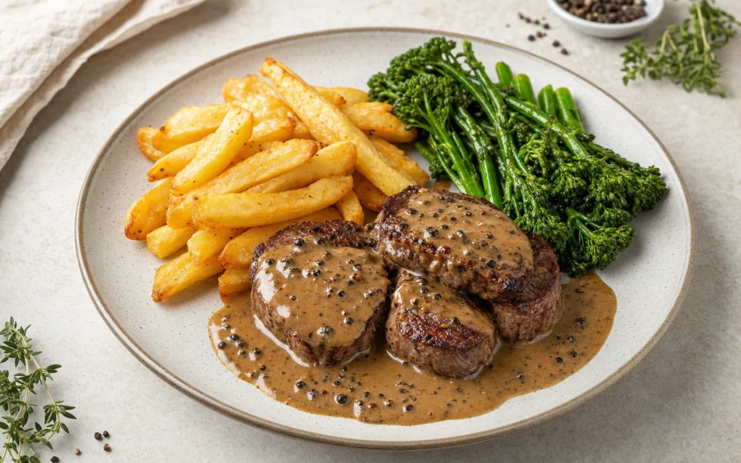 Beef Medallions served for a UK Italian wine pairing guide