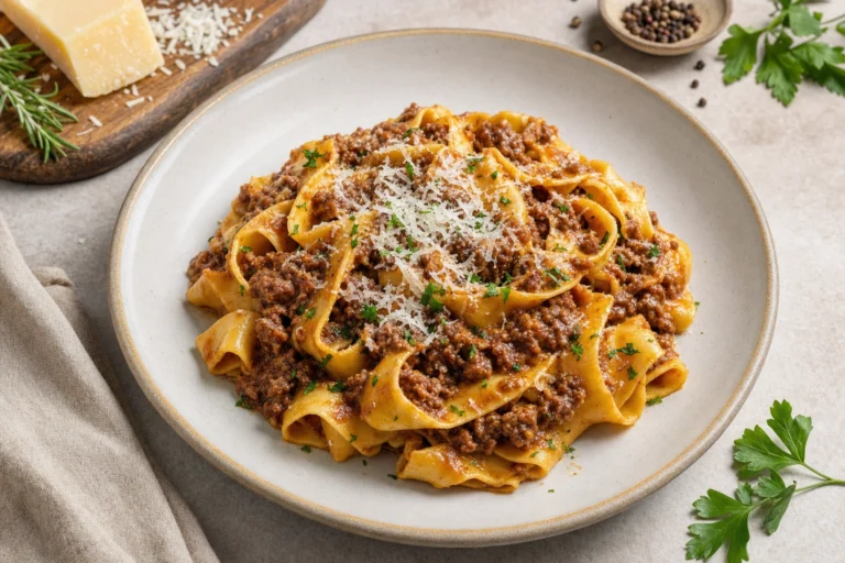 Best wine with Beef Ragu Pappardelle