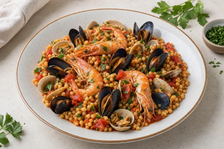 Best wine with Fregola with Seafood