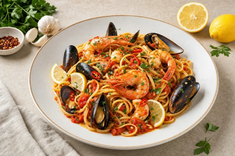 Best wine with Mussel and King Prawn Linguine