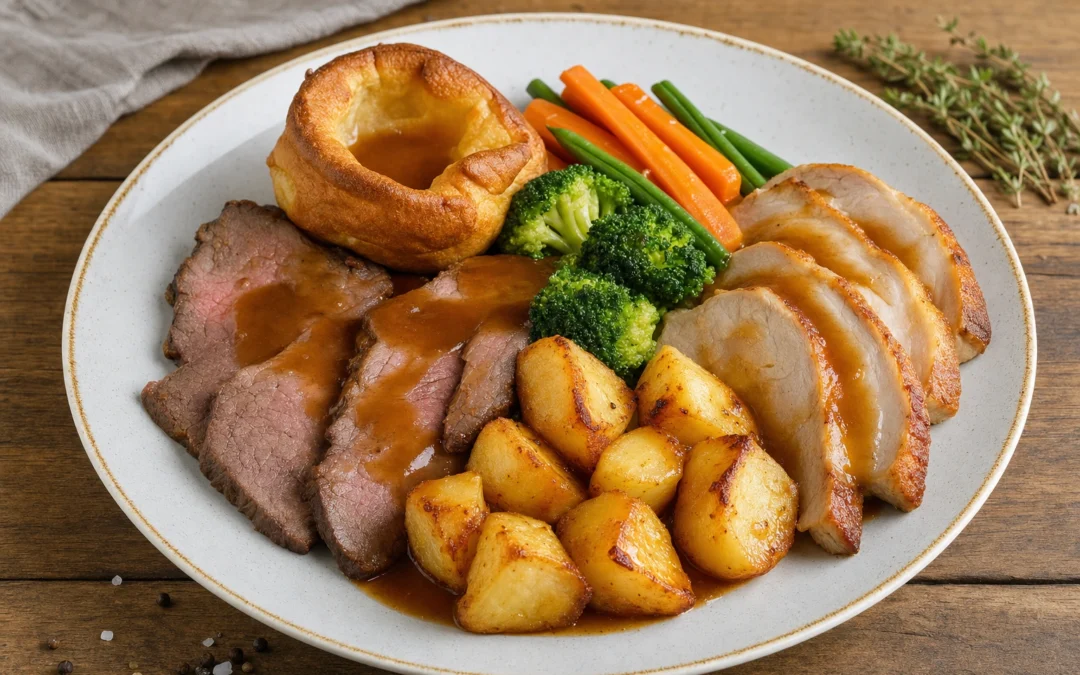 Roast Meat served for a UK Italian wine pairing guide