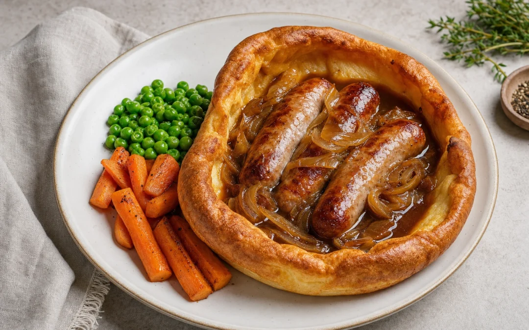 Toad in the Hole food pairing image for Italian wine recommendations