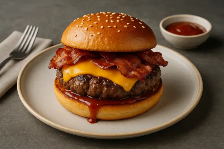 Best wine with Bacon Cheeseburger