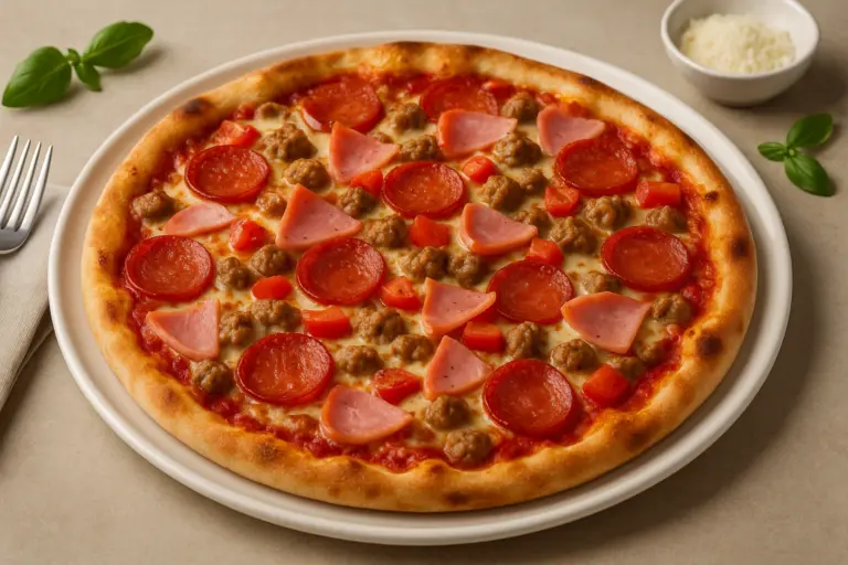 Best wine with Meat Feast Pizza