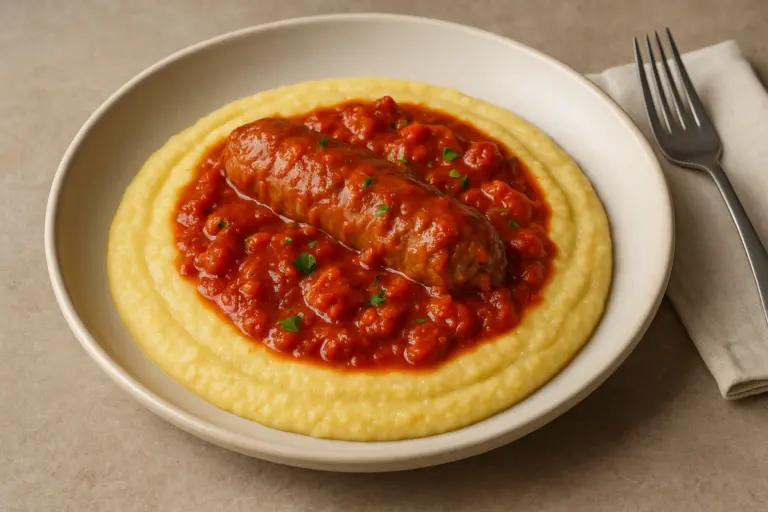 Best wine with Polenta with Sausage
