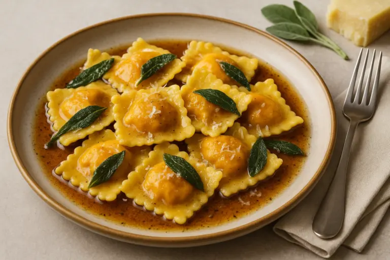 Best wine with Pumpkin Ravioli